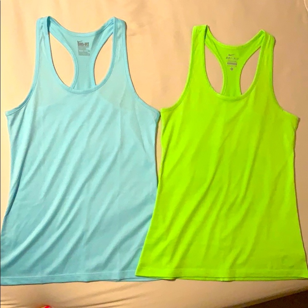 2 Nike Dri-Fit Tanks